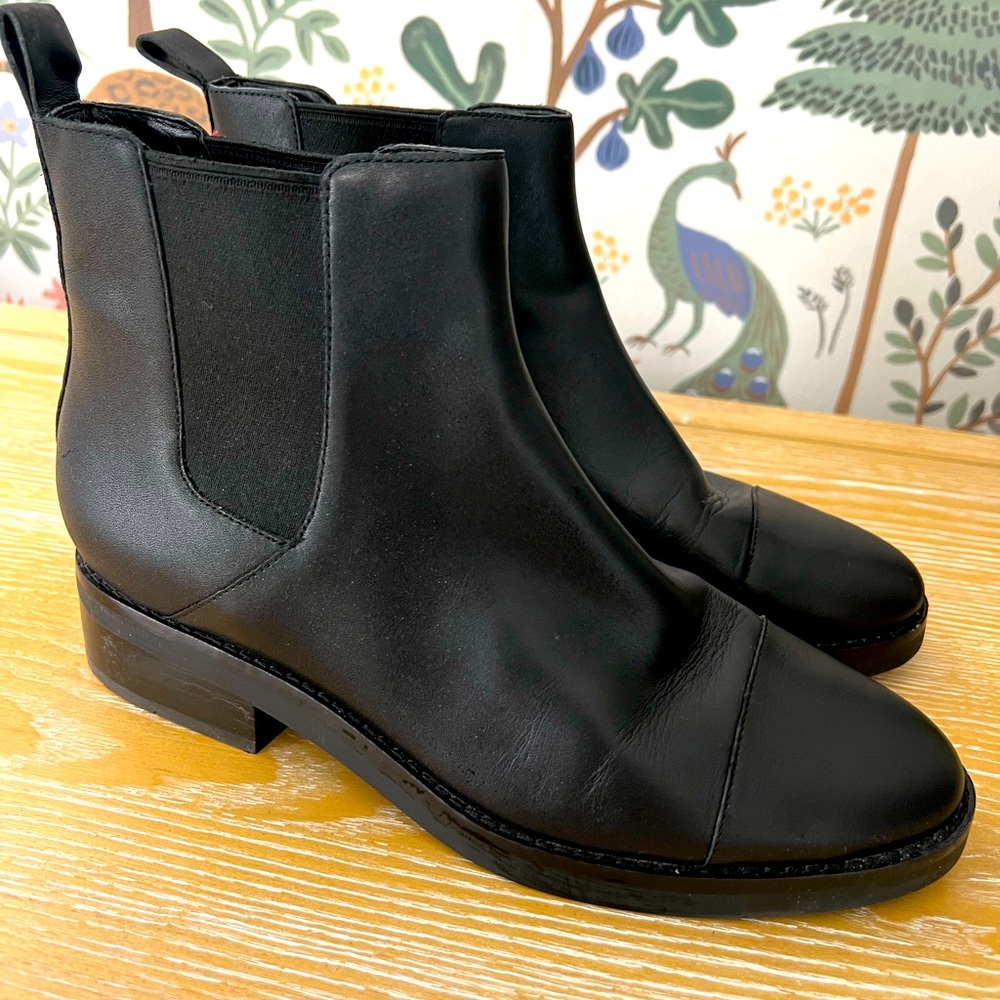 Cole Haan Black Leather Booties